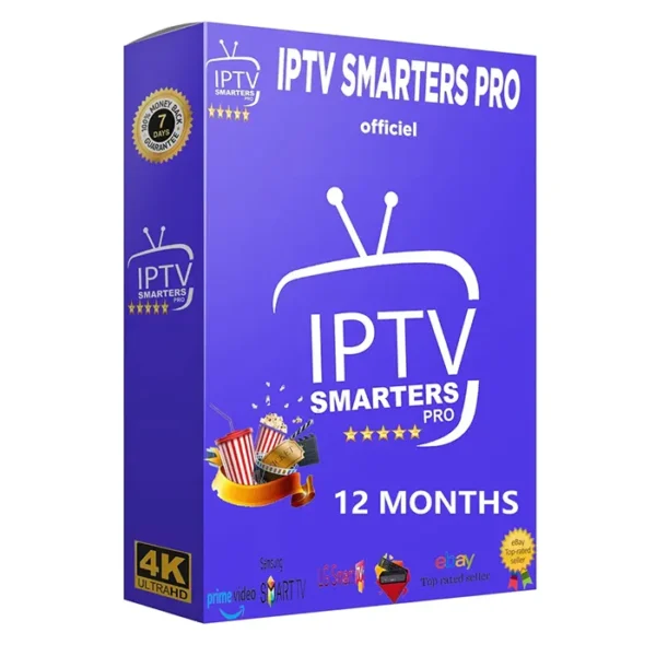 Best Iptv smarters Gold Subscription 1 year After Sales Service 1 year